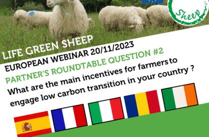 LIFE GREENSHEEP Webinar europeo 20/11/2023 Mesa redonda nº 2